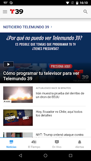 Telemundo 39 Screenshot 2