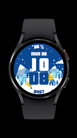 Winter Time: Digital WatchFace Screenshot 0