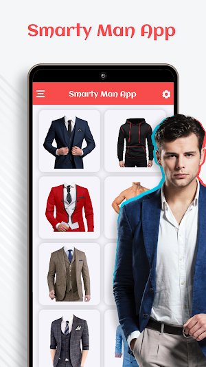 Smarty Man Photo & Suit Editor Screenshot 0