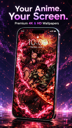 AnimeAura: 4K Wallpapers Screenshot 1