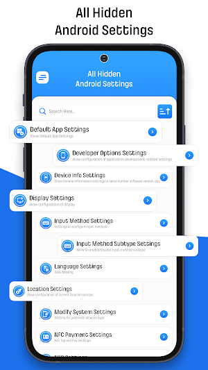 Android Hidden All Setting App Screenshot 2