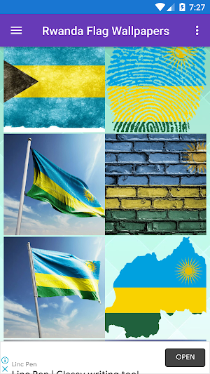 Rwanda Flag Wallpaper: Flags a Screenshot 3