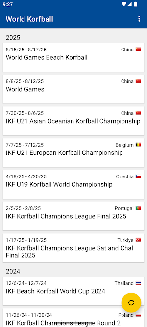 World Korfball Screenshot 0