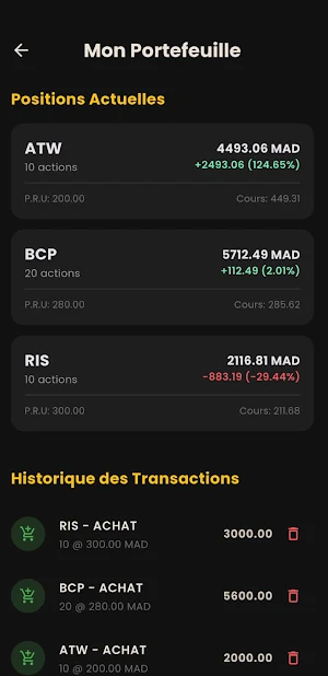 CasaStock : Simulateur & Suivi Screenshot 1