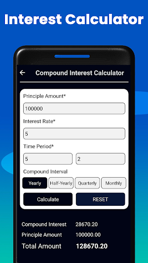 EMI Calculator & Finance Tool Screenshot 3