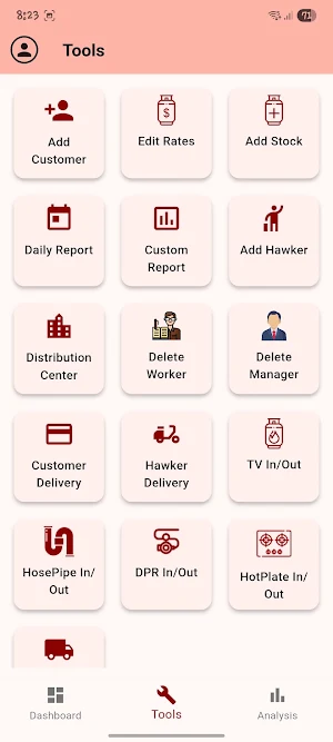 Smart Gas Distribution Screenshot 2