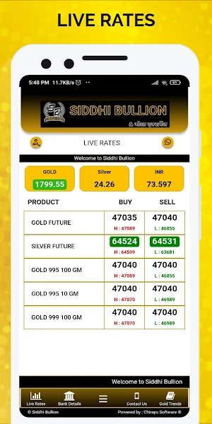 Siddhi Bullion Screenshot 0