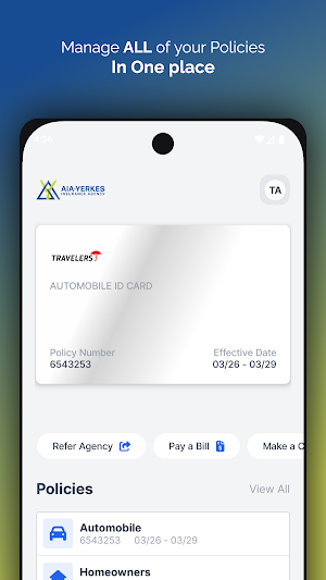 AIA-Yerkes Insurance Screenshot 0