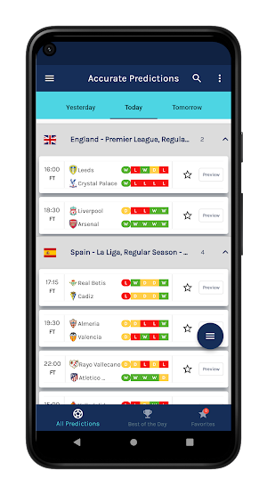 Accurate Soccer Predictions Screenshot 3
