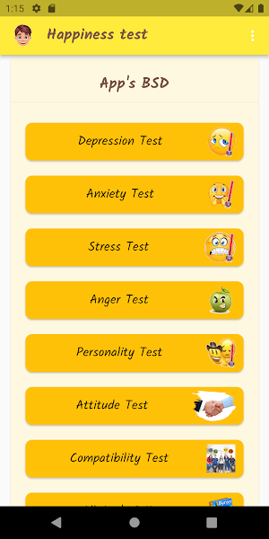 Happiness Test Screenshot 3