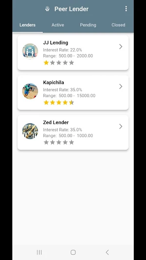 Peer Lender Screenshot 0