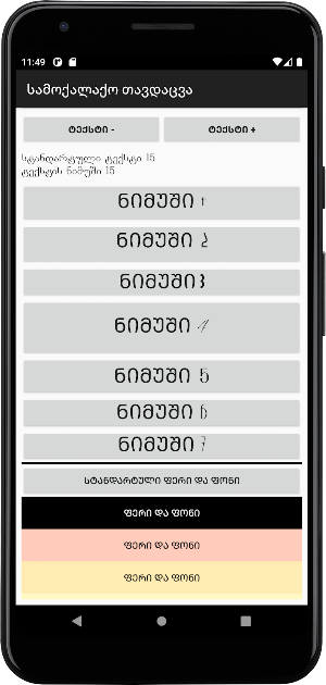 სამოქალაქო თავდაცვა Screenshot 3
