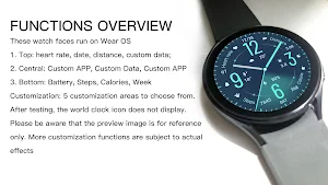 Green Glimmering For Wear OS Screenshot 2