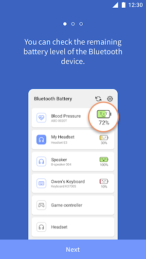 Bluetooth Battery Screenshot 1