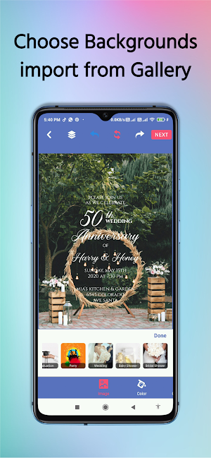 Invitation Card Maker Pro Screenshot 1