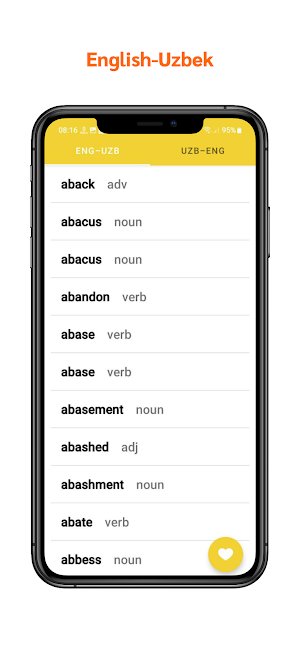 Dictionary English-Uzbek Screenshot 2
