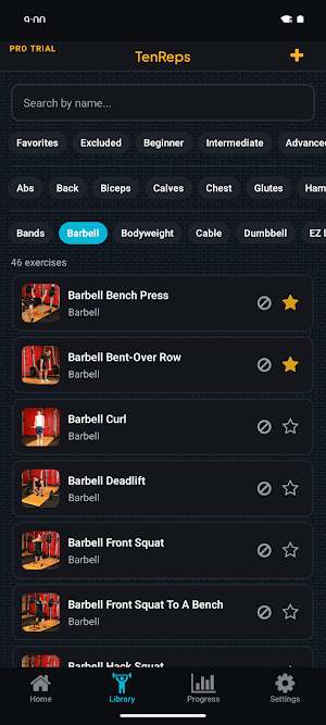 TenReps: Gym Workout Tracker Screenshot 2