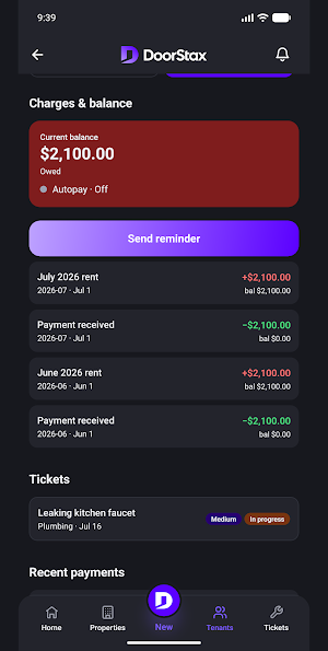 DoorStax Property Management Screenshot 2