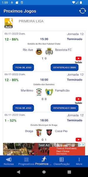 Primeira Liga Portugal Screenshot 1