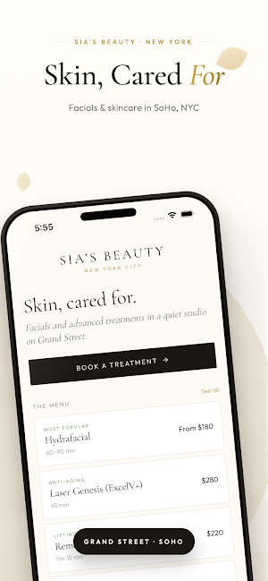 Sia's Beauty: Facials in NYC Screenshot 1