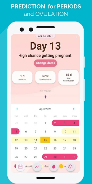 Period Menstrual tracker & calendar FREE Screenshot 0