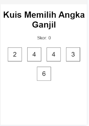 Kuis Angka Ganjil Screenshot 0