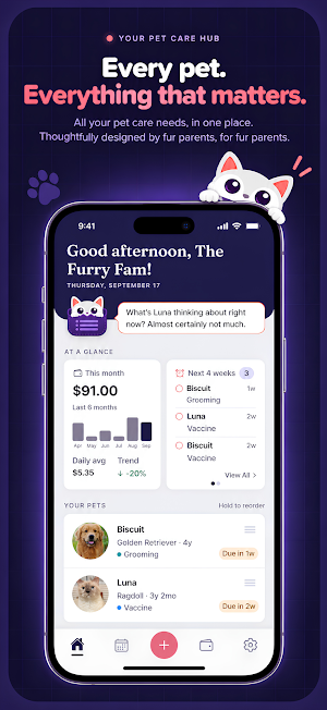 PetList: All-in-1 Pet Care Screenshot 0