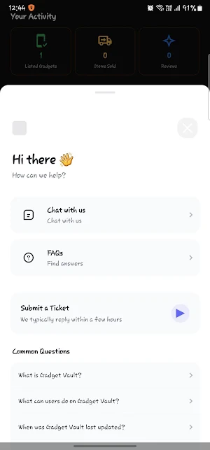Gadget Vault Screenshot 3