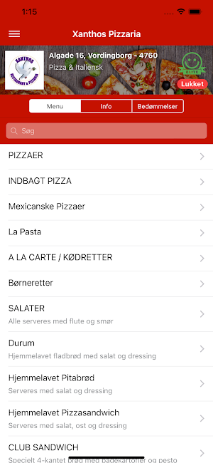 Xanthos Pizzaria Screenshot 0