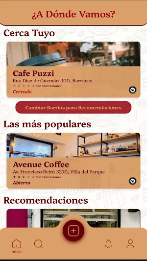 A Dónde Vamos - Cafés 🇦🇷 Screenshot 1