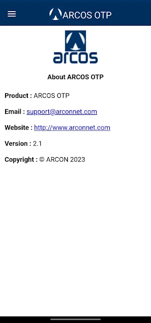 ARCON OTP Screenshot 3