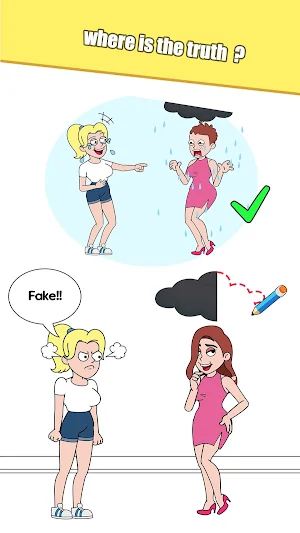 Draw Half 2 : Drawing Puzzle One Part screenshot 5