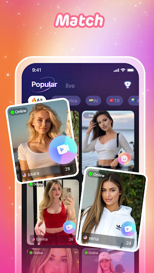 HotPlay - Live video chat Screenshot 1