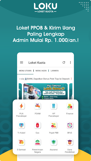 Loket Kuota Harga Agen & PPOB Screenshot 2