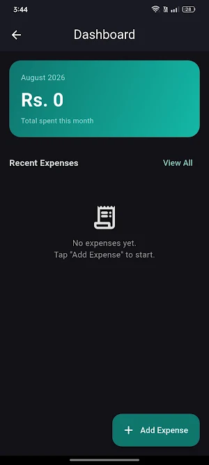 Quick Expense Notes- Daily Use Screenshot 1