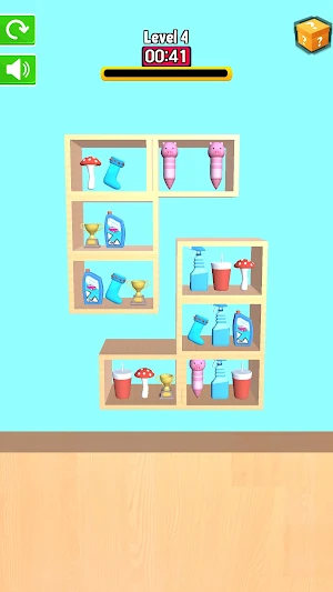 Wall Shelf Sort 3D Screenshot 0