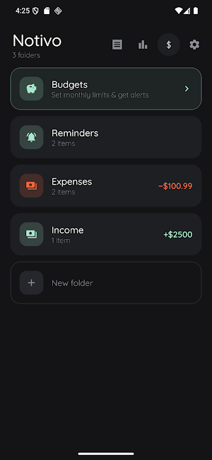 Notivo - Expense & budget Screenshot 0