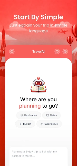 Trip Planner Screenshot 0