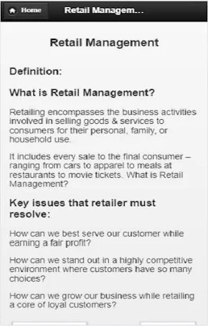 Retail management Screenshot 2
