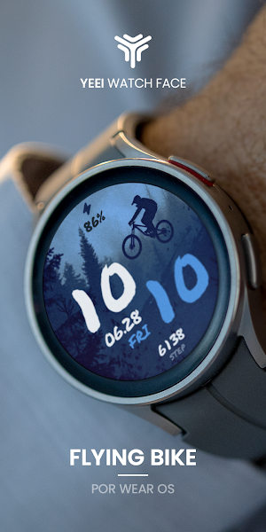 Flying bike Watch Face Screenshot 3