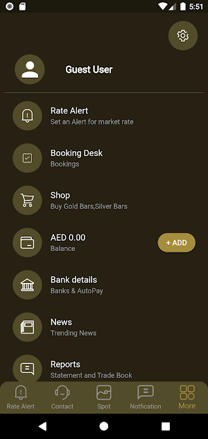 Honor Gold Bullion Screenshot 2