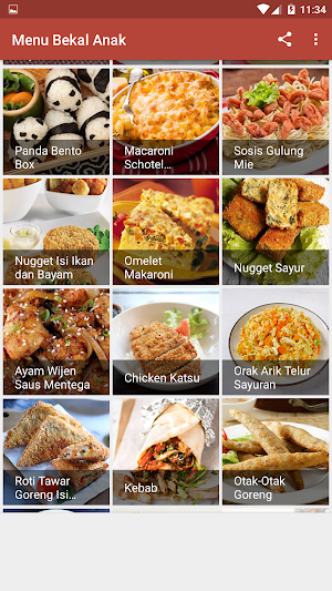 Menu Bekal Anak Screenshot 2