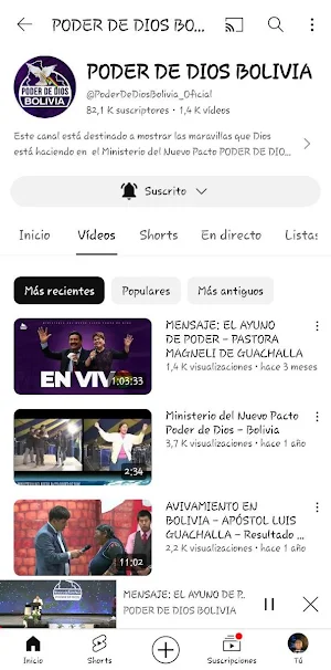 Poder de Dios - Bolivia Screenshot 1