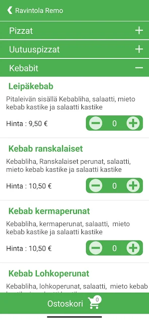 Ravintola Remo Screenshot 2