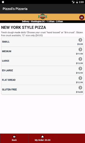Pizzoli's Pizzeria Screenshot 1
