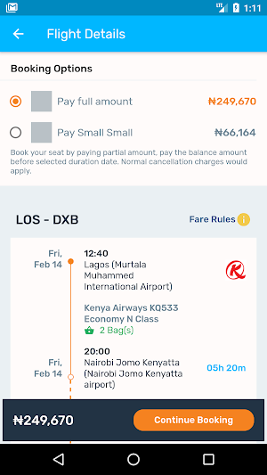 Wakanow Screenshot 3