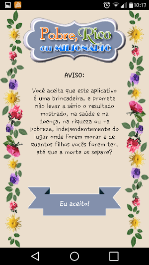 Pobre, Rico ou Milionário Screenshot 1