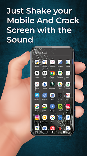 Broken Screen Prank Wallpaper Screenshot 2