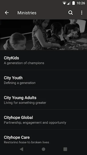 Cityhope Church Screenshot 1