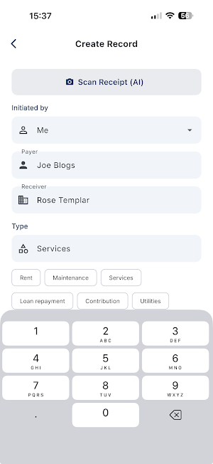 iReceiptly - Payment Records Screenshot 2